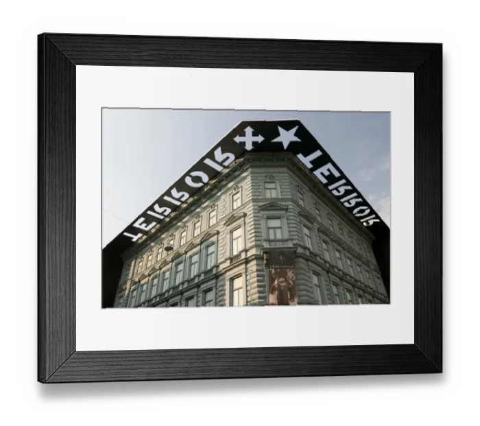 Framed Print : HUNGARY-Budapest: Pest- House of Terror  /  Human Rights Museum at former headquarters