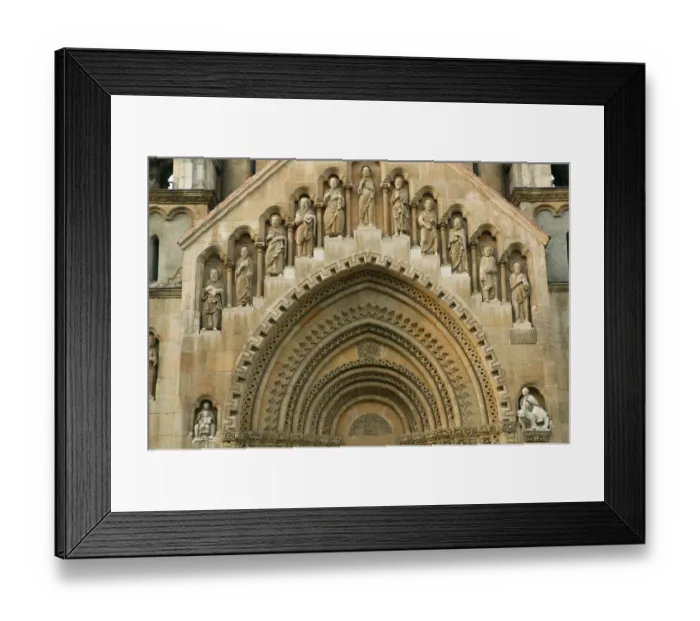 Framed Print : HUNGARY-Budapest: Varosliget / City Park- Vaydahunyad Castle / Chapel Detail Framed Print : HUNGARY-Budapest: Varosliget / City Park- Vaydahunyad Castle / Chapel Detail