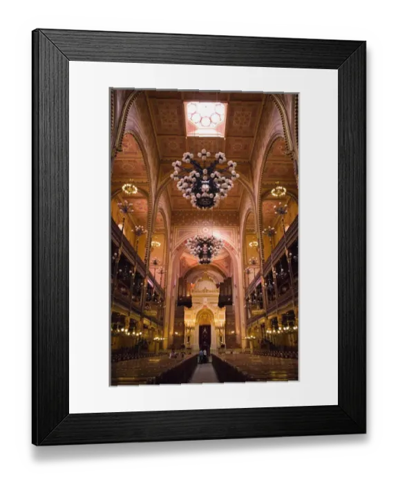 Framed Print : HUNGARY-Budapest: The Great Synagogue - Biggest in Europe Interior Framed Print : HUNGARY-Budapest: The Great Synagogue - Biggest in Europe Interior