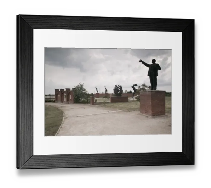 Framed Print : HUNGARY-Budapest- (South Buda): Statue Park  /  Szobor Park Open Air Collection