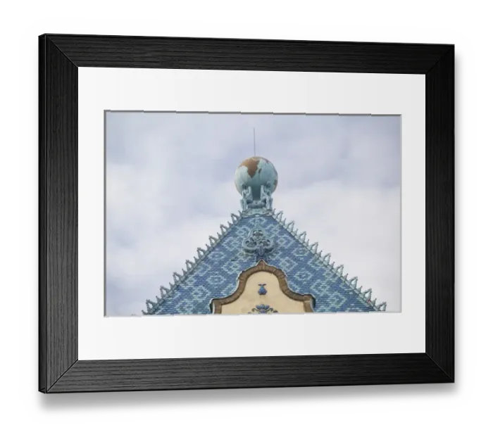 Framed Print : HUNGARY-Budapest: Hungarian Art Nouveau: Detail of the Geological Institute (b Framed Print : HUNGARY-Budapest: Hungarian Art Nouveau: Detail of the Geological Institute (b