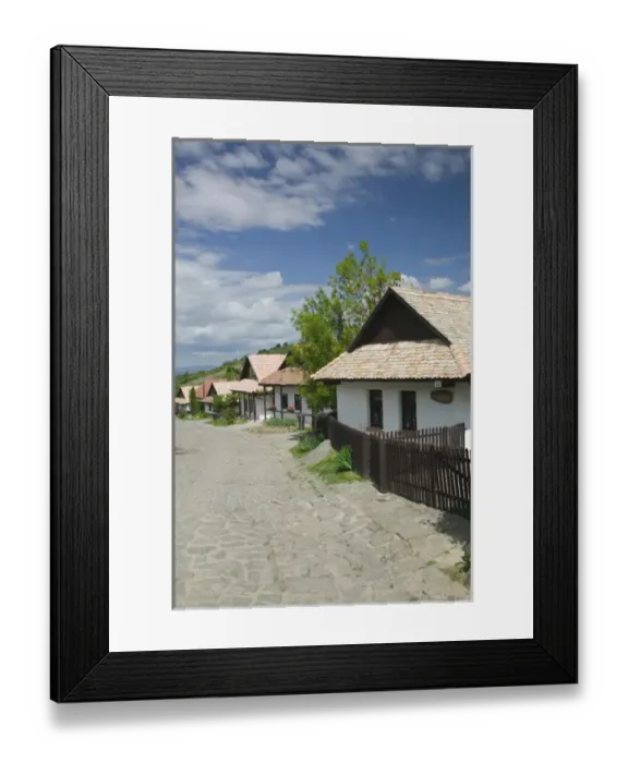 Framed Print : HUNGARY-Northern Uplands / Cserhat Hills-Holloko: Hungarys most beautiful Village / Unesco Framed Print : HUNGARY-Northern Uplands / Cserhat Hills-Holloko: Hungarys most beautiful Village / Unesco