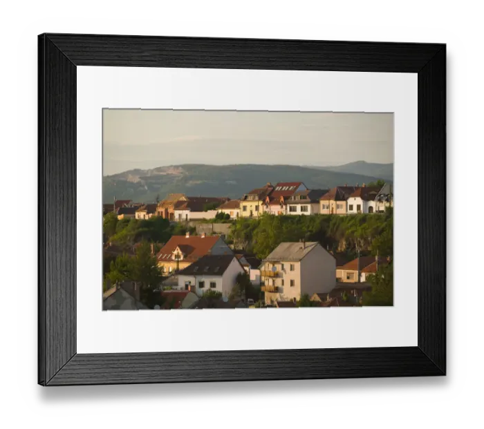 Framed Print : HUNGARY-Northern Uplands  /  Bukk Hills-Eger: One of Hungarys Prime Wine Growing