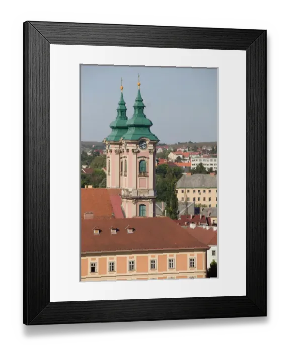 Framed Print : HUNGARY-Northern Uplands- EGER: Minorite Church (b. 1771) Framed Print : HUNGARY-Northern Uplands- EGER: Minorite Church (b. 1771)
