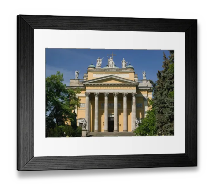 Framed Print : HUNGARY-Northern Uplands- EGER: Eger Basilica (b. 1836) Framed Print : HUNGARY-Northern Uplands- EGER: Eger Basilica (b. 1836)