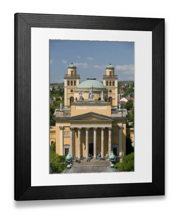Framed Print : HUNGARY-Northern Uplands- EGER: Eger Basilica (b. 1836) Framed Print : HUNGARY-Northern Uplands- EGER: Eger Basilica (b. 1836)