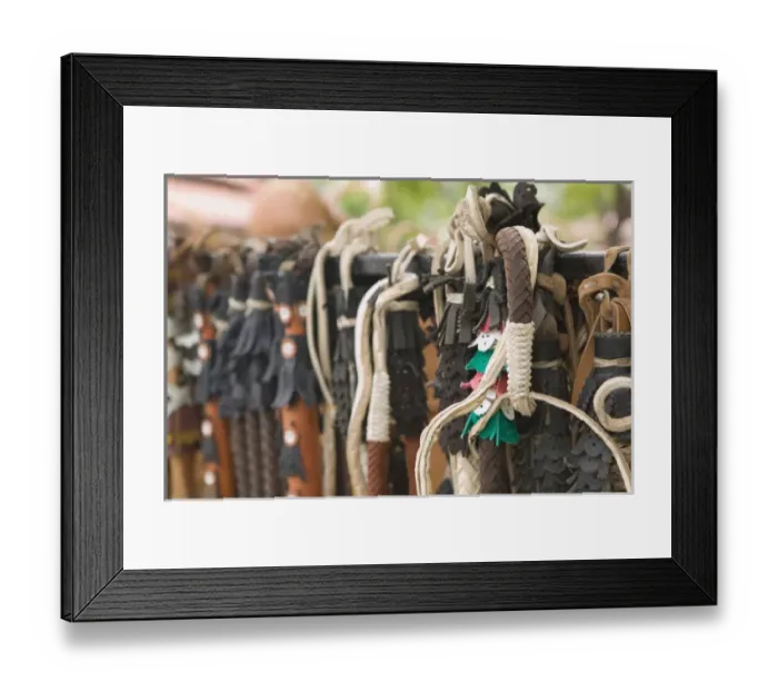 Framed Print : HUNGARY-Great Plain- HORTBAGY: Hungarys Cowboy Country Souvenirs: Cowboy Whips