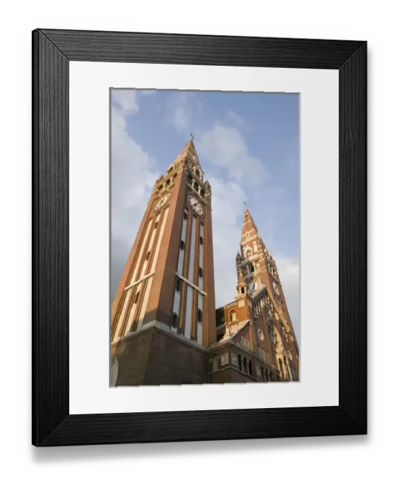 Framed Print : HUNGARY-Great Plain-SZEGED: The Votive Church (completed in 1930)