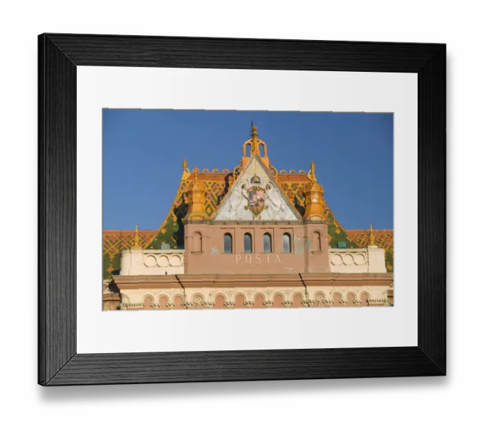Framed Print : HUNGARY-Southern Transdanubia-PECS: Art Nouveau Style Main Post Office Framed Print : HUNGARY-Southern Transdanubia-PECS: Art Nouveau Style Main Post Office