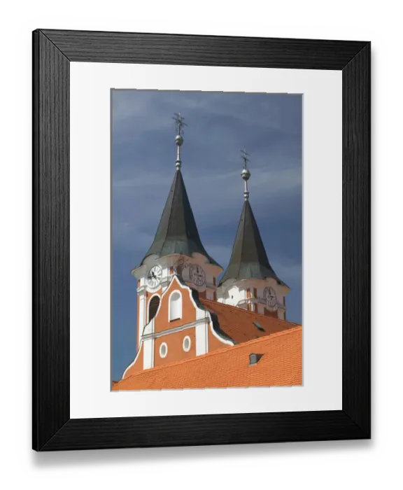 Framed Print : HUNGARY-Southern Transdanubia-MARIAGYUD: Franciscan Church (b. 18th century)-Pilgrimage