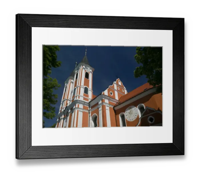 Framed Print : HUNGARY-Southern Transdanubia-MARIAGYUD: Franciscan Church (b. 18th century)-Pilgrimage