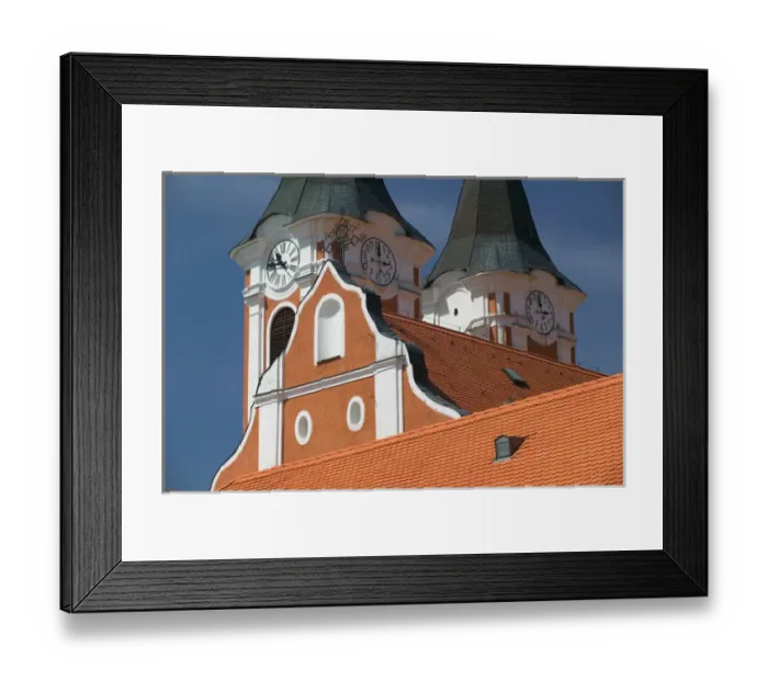 Framed Print : HUNGARY-Southern Transdanubia-MARIAGYUD: Franciscan Church (b. 18th century)-Pilgrimage