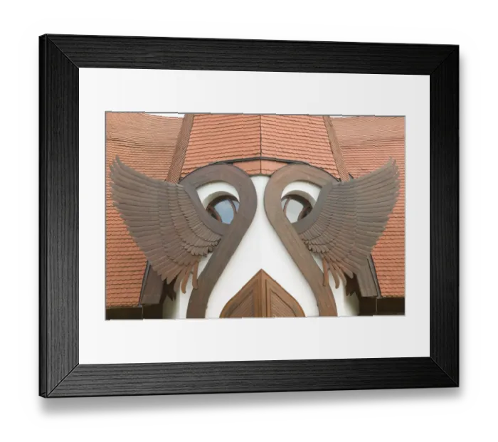 Framed Print : HUNGARY-Lake Balaton Region-SIOFOK: Detail of Garuda Bird motif