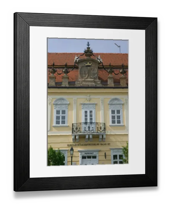 Framed Print : HUNGARY-Lake Balaton Region-VESZPREM: Castle Hill- Building Detail Framed Print : HUNGARY-Lake Balaton Region-VESZPREM: Castle Hill- Building Detail