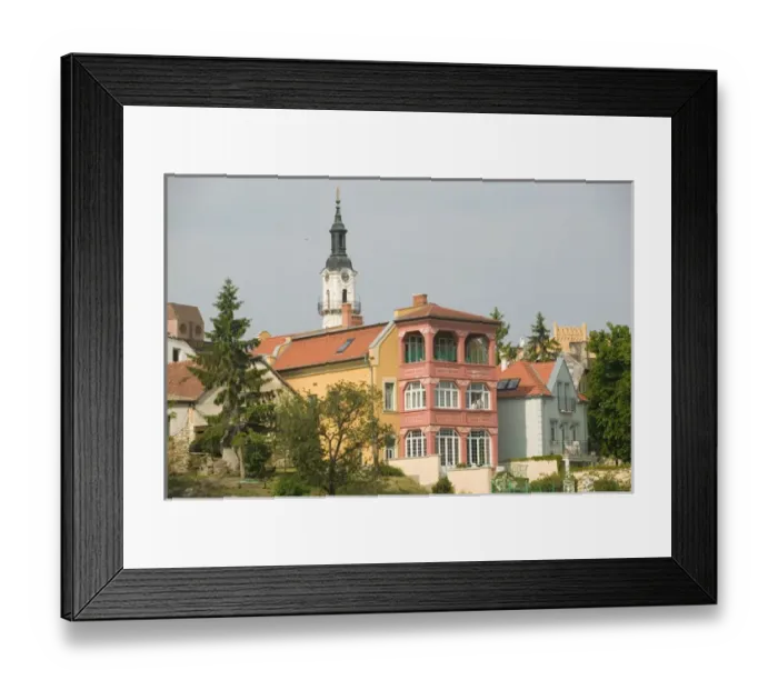 Framed Print : HUNGARY-Lake Balaton Region-VESZPREM: Castle Hill Detail Framed Print : HUNGARY-Lake Balaton Region-VESZPREM: Castle Hill Detail