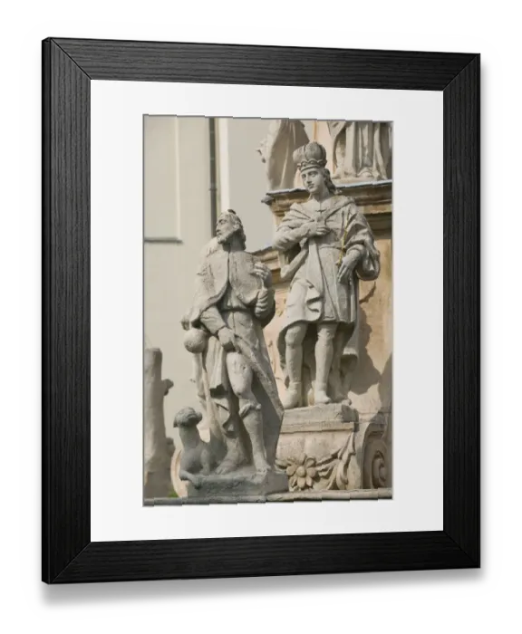 Framed Print : HUNGARY-Lake Balaton Region-VESZPREM: Castle Hill- Trinity Coumn Detail Framed Print : HUNGARY-Lake Balaton Region-VESZPREM: Castle Hill- Trinity Coumn Detail