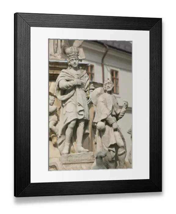 Framed Print : HUNGARY-Lake Balaton Region-VESZPREM: Castle Hill- Trinity Coumn Detail Framed Print : HUNGARY-Lake Balaton Region-VESZPREM: Castle Hill- Trinity Coumn Detail