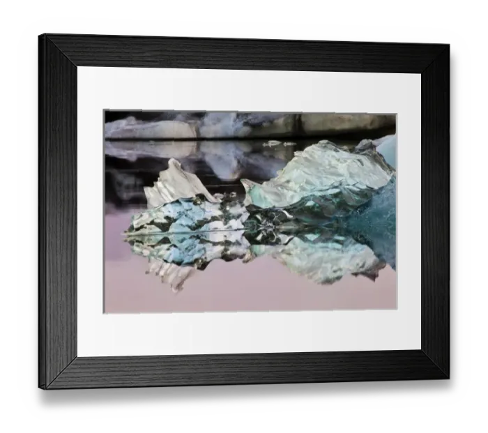 Framed Print : Glacier Lagoon at sunrise, Iceland