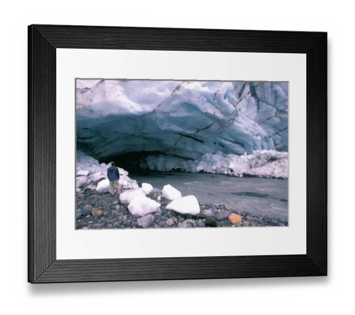 Framed Print : Europe, Iceland, Jokulsarlon, ice cave Framed Print : Europe, Iceland, Jokulsarlon, ice cave
