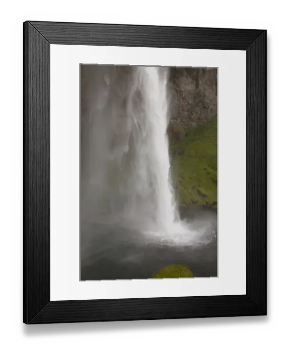 Framed Print : ICELAND20875_JUL2009_BARTRUFF. CR2-Seljalandsfoss Fall drops 25 stories from a cliff Framed Print : ICELAND20875_JUL2009_BARTRUFF. CR2-Seljalandsfoss Fall drops 25 stories from a cliff