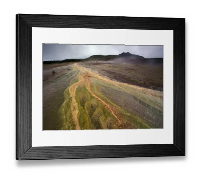 Framed Print : Iceland, Pingeyjar Region, Thermal vents