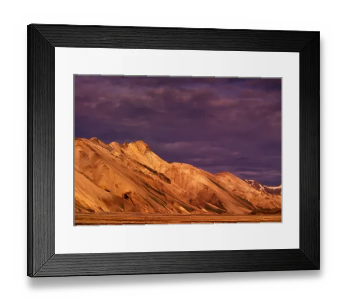 Framed Print : Iceland, Landmannalauga region, landscape Framed Print : Iceland, Landmannalauga region, landscape