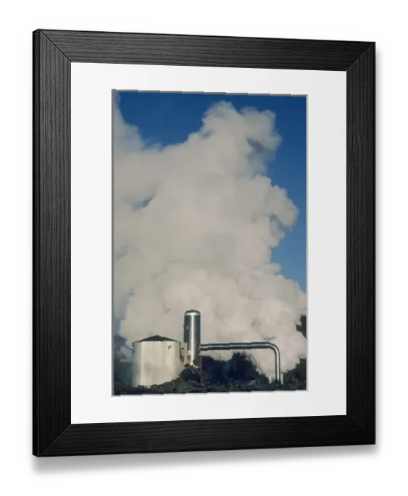 Framed Print : Iceland, Krafla Thermal area, Mvvatn area, active geothermal power plant Framed Print : Iceland, Krafla Thermal area, Mvvatn area, active geothermal power plant