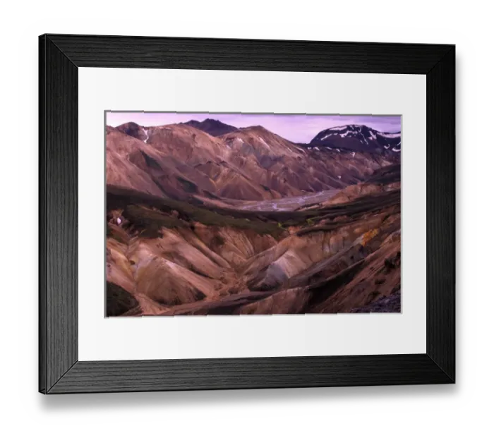 Framed Print : Iceland, Landmannalauga Region Framed Print : Iceland, Landmannalauga Region