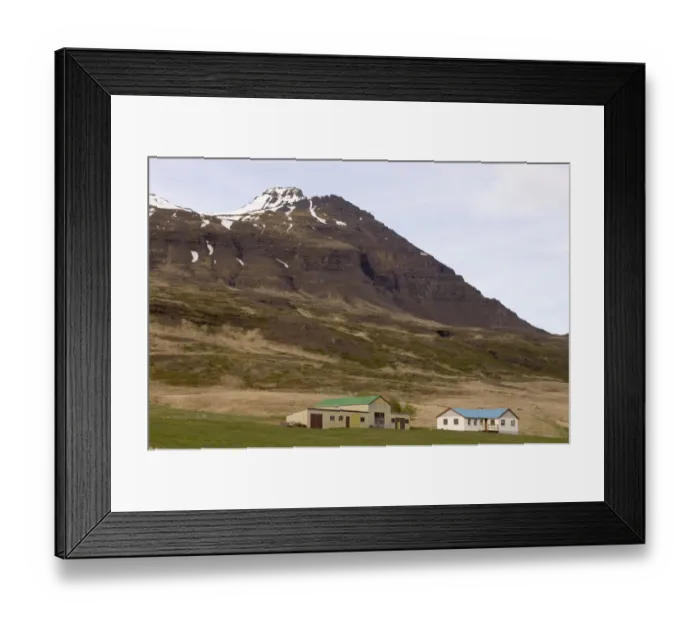 Framed Print : Near Breiddalswik, Iceland