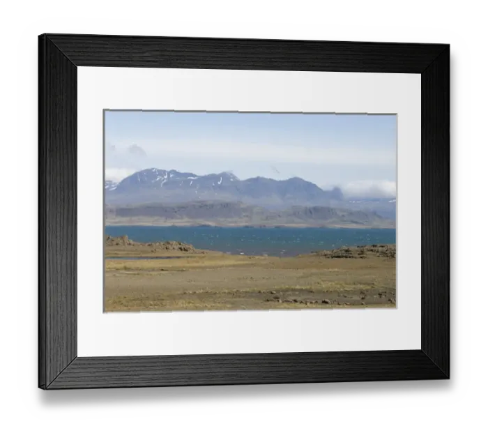 Framed Print : Hamarsfjordur fjord, South coast, Iceland
