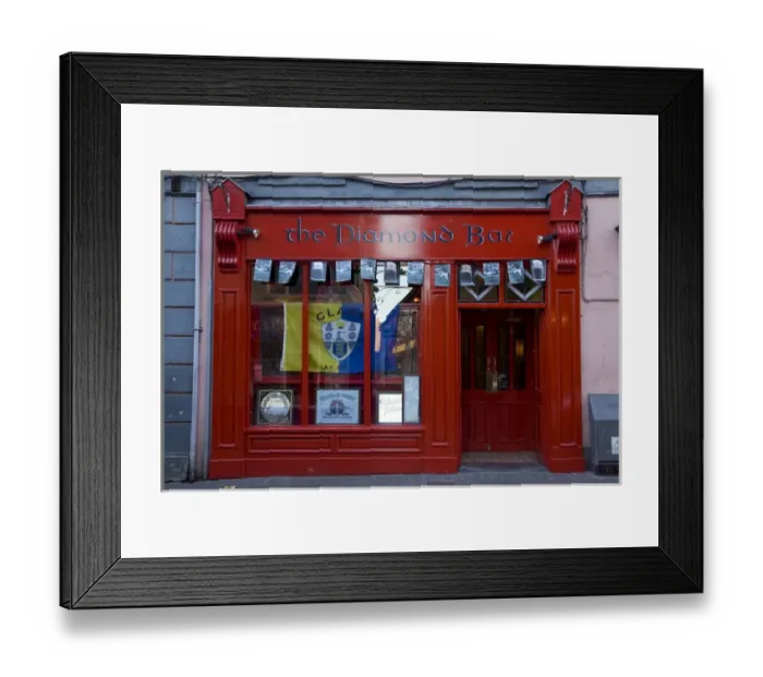 Framed Print : Europe, Ireland, Ennis. Colorful front of a pub. Credit as: Wendy Kaveney / Jaynes Framed Print : Europe, Ireland, Ennis. Colorful front of a pub. Credit as: Wendy Kaveney / Jaynes