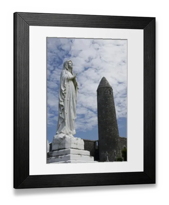 Framed Print : Europe, Ireland, Mayo, Turlough. The Turlough Round Tower, a national monument dating Framed Print : Europe, Ireland, Mayo, Turlough. The Turlough Round Tower, a national monument dating