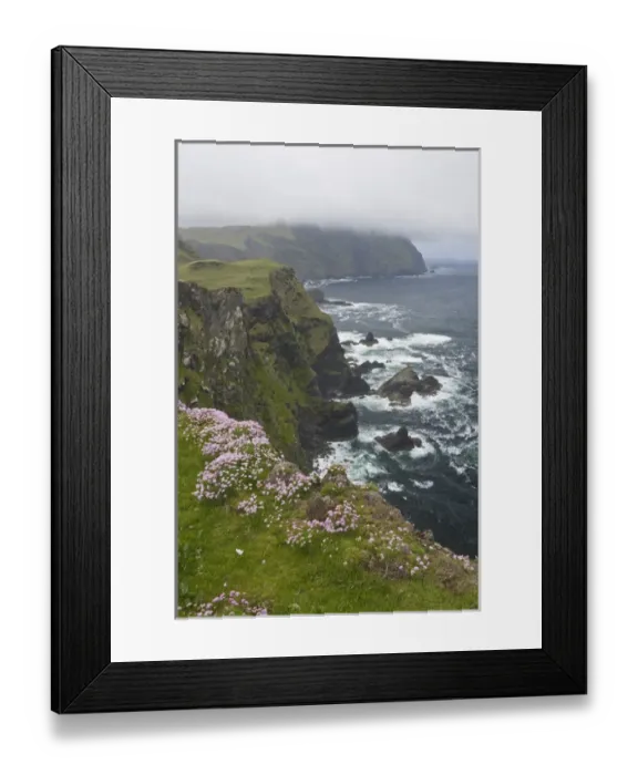 Framed Print : Ireland, County Mayo, Achill Island. Dramatic cliffs above the Atlantic Ocean Framed Print : Ireland, County Mayo, Achill Island. Dramatic cliffs above the Atlantic Ocean