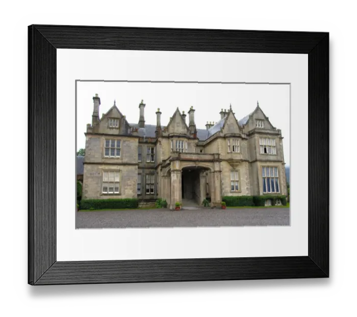 Framed Print : Europe, Ireland, Killarney. Muckross House, National Historic Site, Killarney National Park