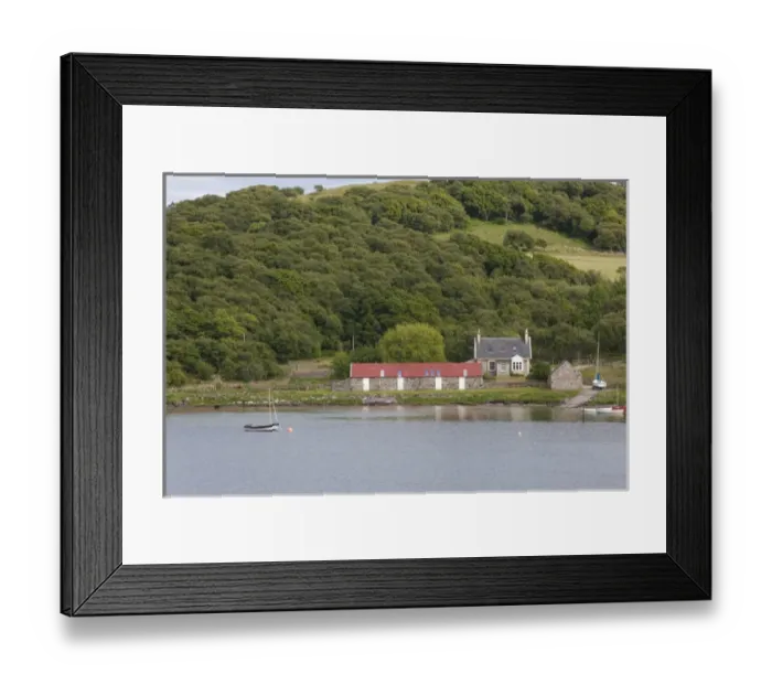 Framed Print : Northern Ireland, County Antrim, coastal view off the A2 highway