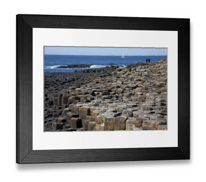 Framed Print : Northern Ireland, County Antrim, Giants Causeway, near Bushmills, geologic hexagonal Framed Print : Northern Ireland, County Antrim, Giants Causeway, near Bushmills, geologic hexagonal