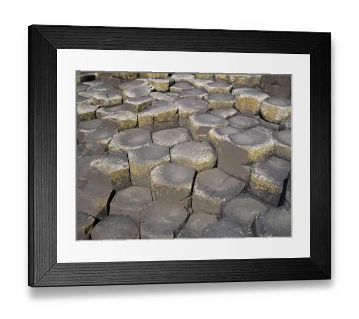 Framed Print : Northern Ireland, Giants Causeway, near Bushmills, geologic hexagonal basalt columns Framed Print : Northern Ireland, Giants Causeway, near Bushmills, geologic hexagonal basalt columns