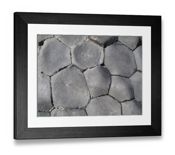 Framed Print : Northern Ireland, Giants Causeway, near Bushmills, geologic hexagonal basalt columns Framed Print : Northern Ireland, Giants Causeway, near Bushmills, geologic hexagonal basalt columns
