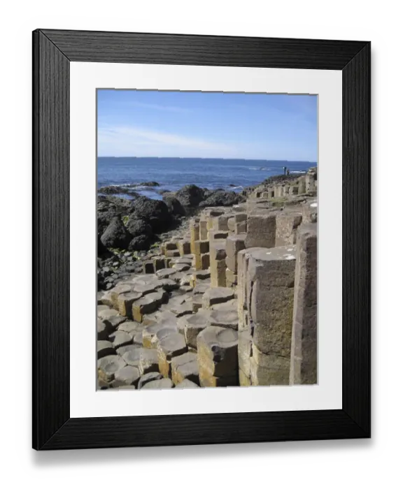 Framed Print : Northern Ireland, Giants Causeway, near Bushmills, geologic hexagonal basalt columns Framed Print : Northern Ireland, Giants Causeway, near Bushmills, geologic hexagonal basalt columns