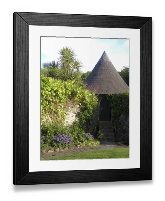 Framed Print : Northern Ireland, near Larne, garden shed Framed Print : Northern Ireland, near Larne, garden shed