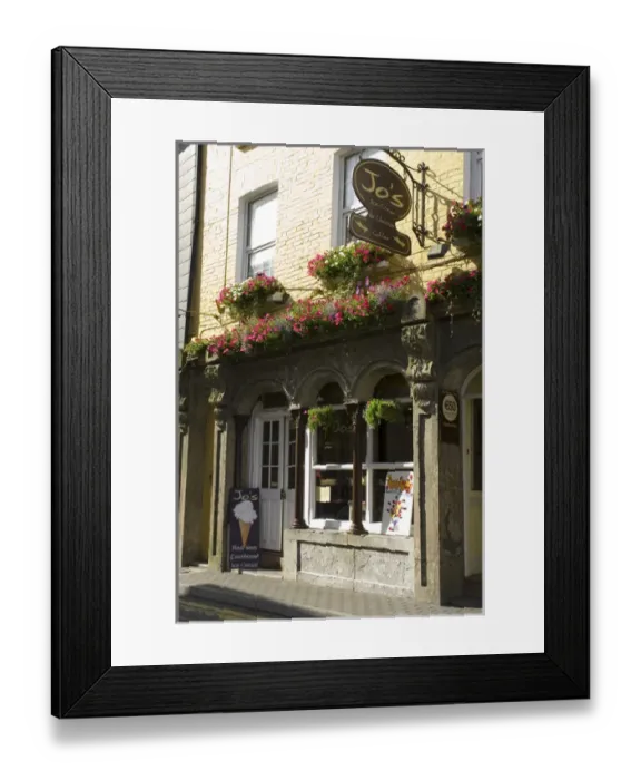 Framed Print : IRELAND, County Cork, Kinsale. Ice cream shop on Main Street Framed Print : IRELAND, County Cork, Kinsale. Ice cream shop on Main Street