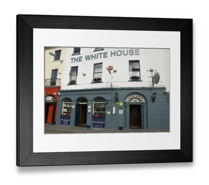Framed Print : IRELAND, County Cork, Kinsale. The White House restaurant Framed Print : IRELAND, County Cork, Kinsale. The White House restaurant