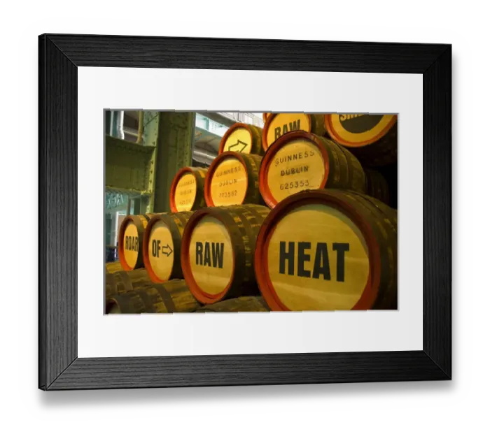Framed Print : IRELAND, Dublin. Guinness Storehouse. Beer barrels Framed Print : IRELAND, Dublin. Guinness Storehouse. Beer barrels