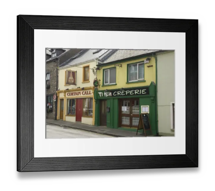 Framed Print : IRELAND, Kerry, Dingle Peninsula. Dingle. restaurants Framed Print : IRELAND, Kerry, Dingle Peninsula. Dingle. restaurants