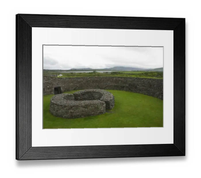 Framed Print : IRELAND, Kerry, Ring of Kerry. Cahergal stone fort Framed Print : IRELAND, Kerry, Ring of Kerry. Cahergal stone fort