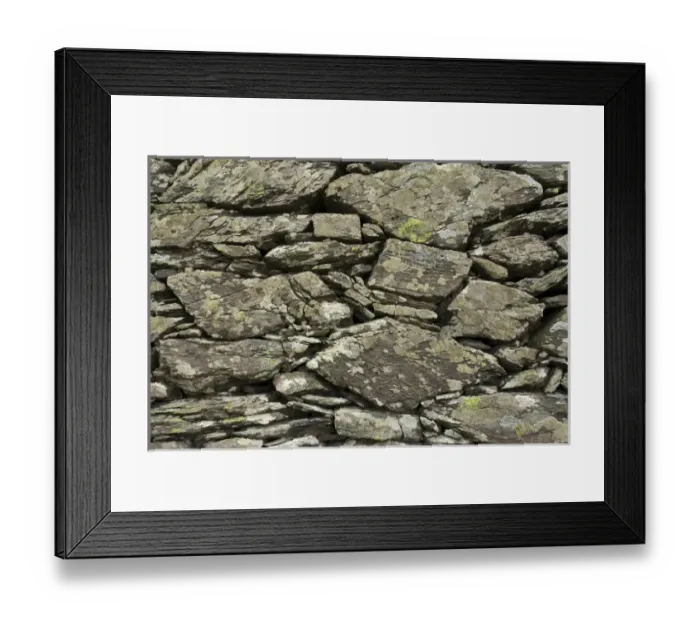 Framed Print : IRELAND, Kerry, Ring of Kerry. Cahergal stone fort. Dry stone construction Framed Print : IRELAND, Kerry, Ring of Kerry. Cahergal stone fort. Dry stone construction