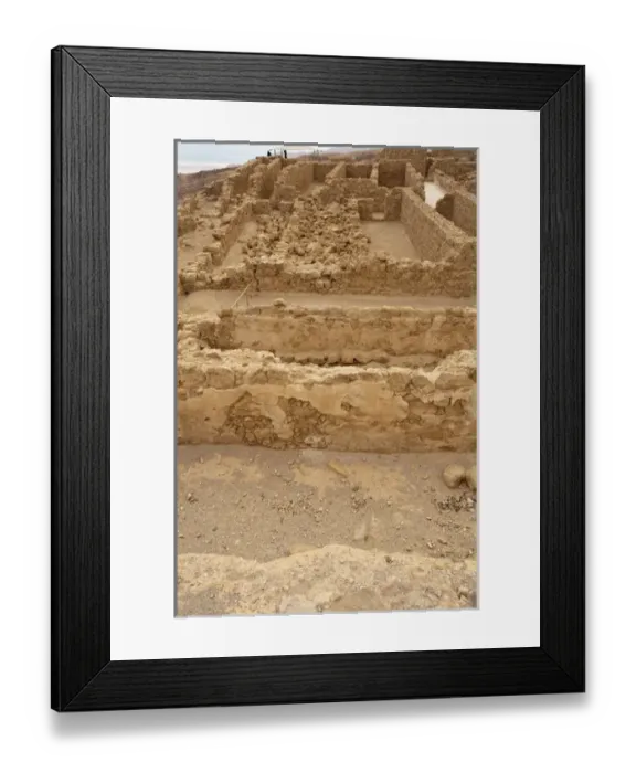 Framed Print : Israel, Massada. RUins of Massada Framed Print : Israel, Massada. RUins of Massada