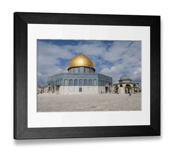 Framed Print : Israel, Jerusalem. Dome of the Rock