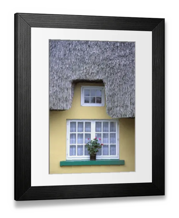 Framed Print : Ireland, Adair Co Limerick, thatched Cottage Framed Print : Ireland, Adair Co Limerick, thatched Cottage