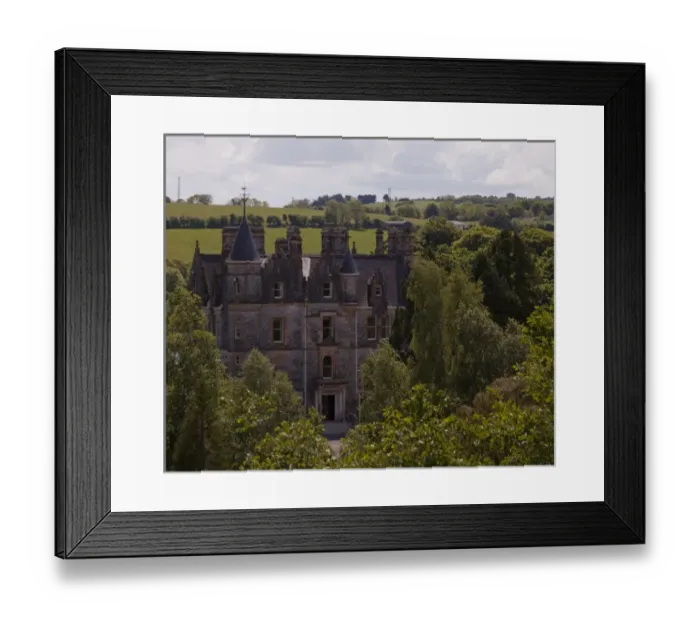Framed Print : The Blarney House on the grounds with the Blarney Castle Framed Print : The Blarney House on the grounds with the Blarney Castle